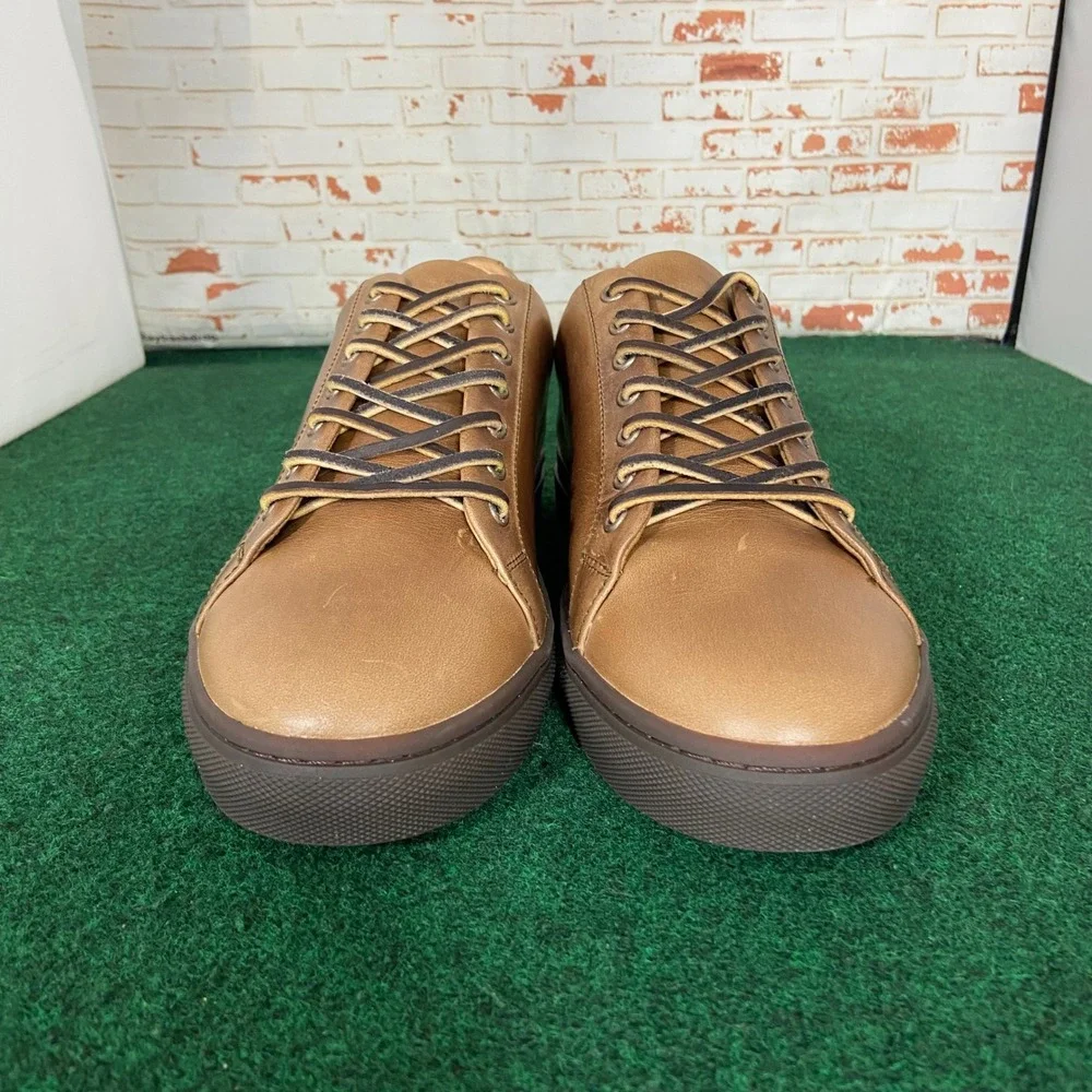 Thursday Boot Co Premier Low Top Mens 8.5 Toffee Leather Sneakers Handcrafted